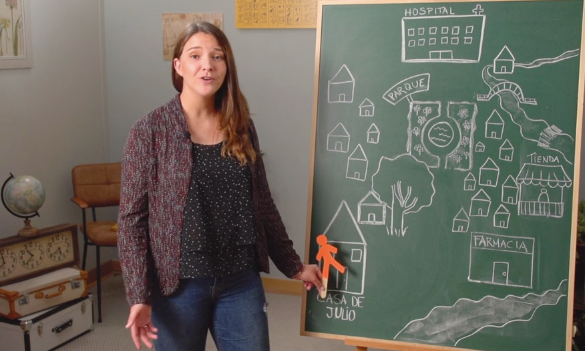 1ºPrim. Lengua. Expresa situación de objetos lugares y personas. Vídeo