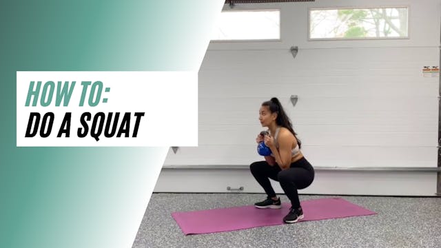 How to do a squat