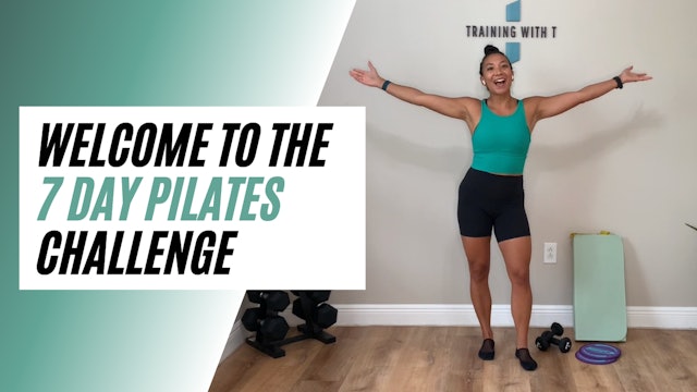 Welcome to the 7 day Pilates Challenge
