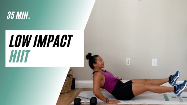 35 min. low impact HIIT with a DB