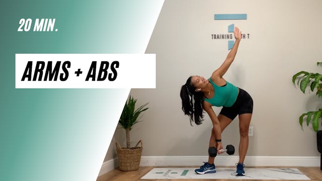 20 min. arms + abs