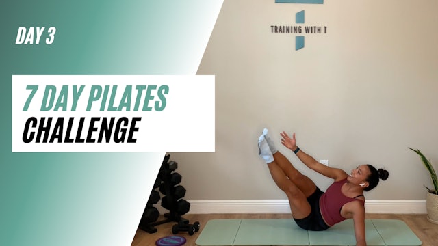 Day 3 of pilates challenge