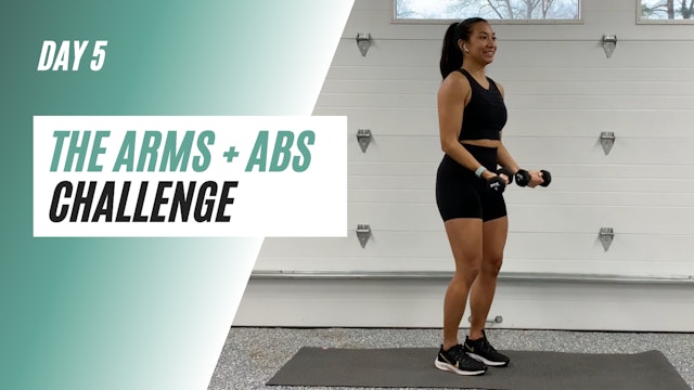 DAY 5 of the ARMS+ABS CHALLENGE