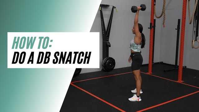 How to do a DB snatch