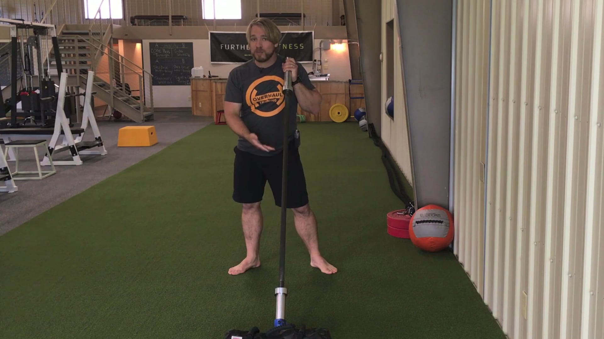 Pivoting Barbell Arcs Landmine