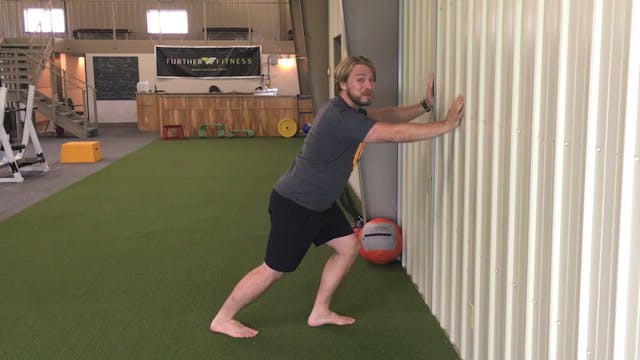 Calve Wall Stretch