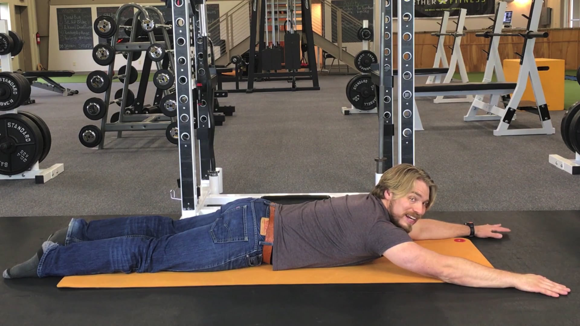 Prone Single Arm Reach, Retract & Lift