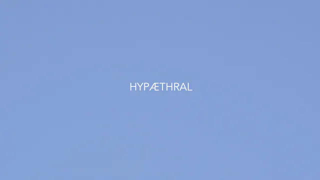 Hypaethral