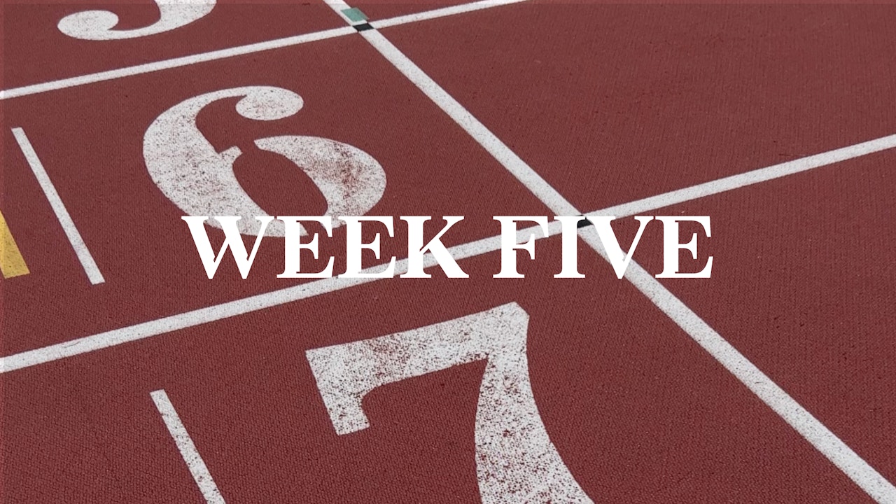 WEEK 5 - Inner Athlete