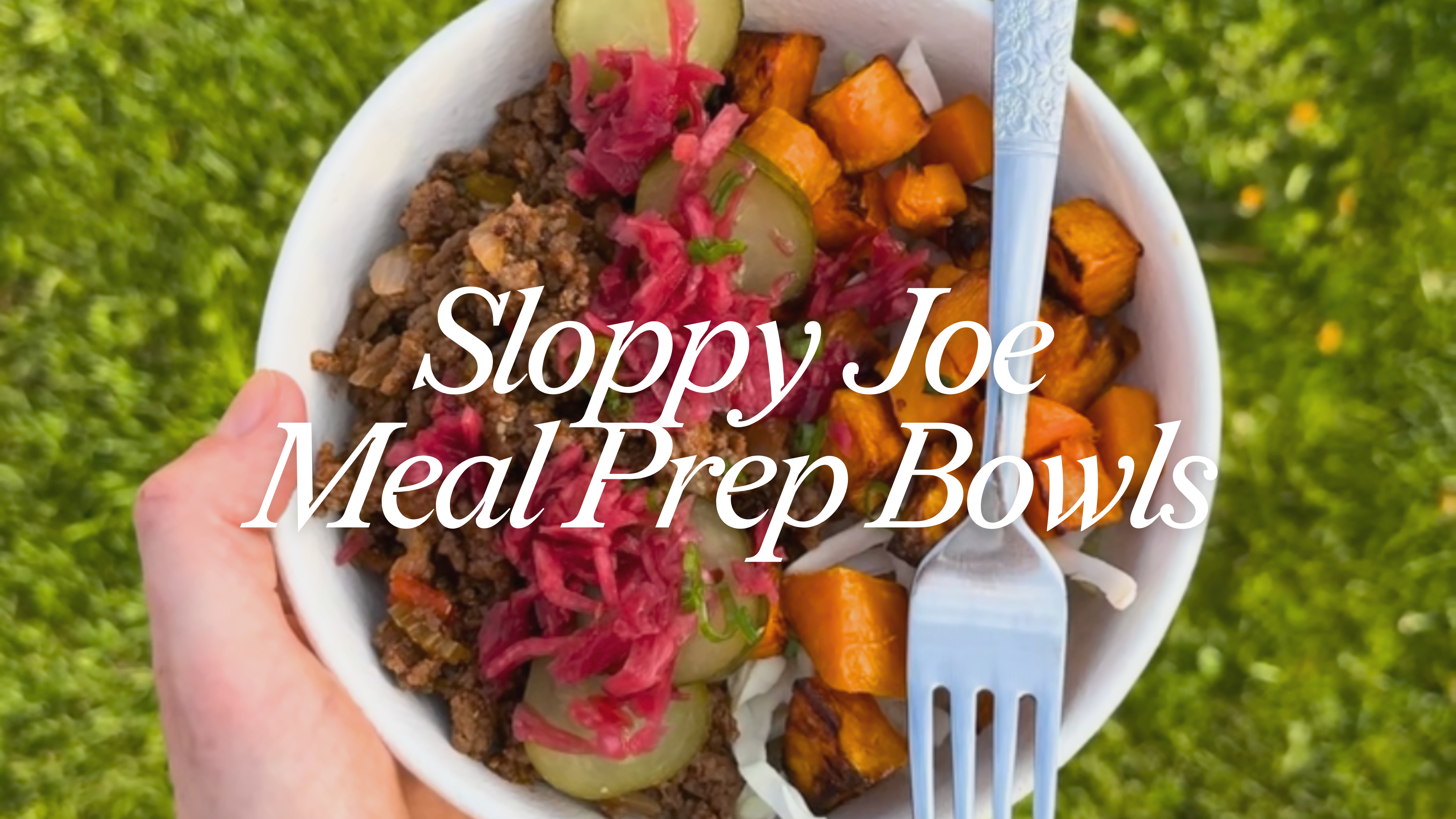 Sloppy Joe Meal Prep Bowls