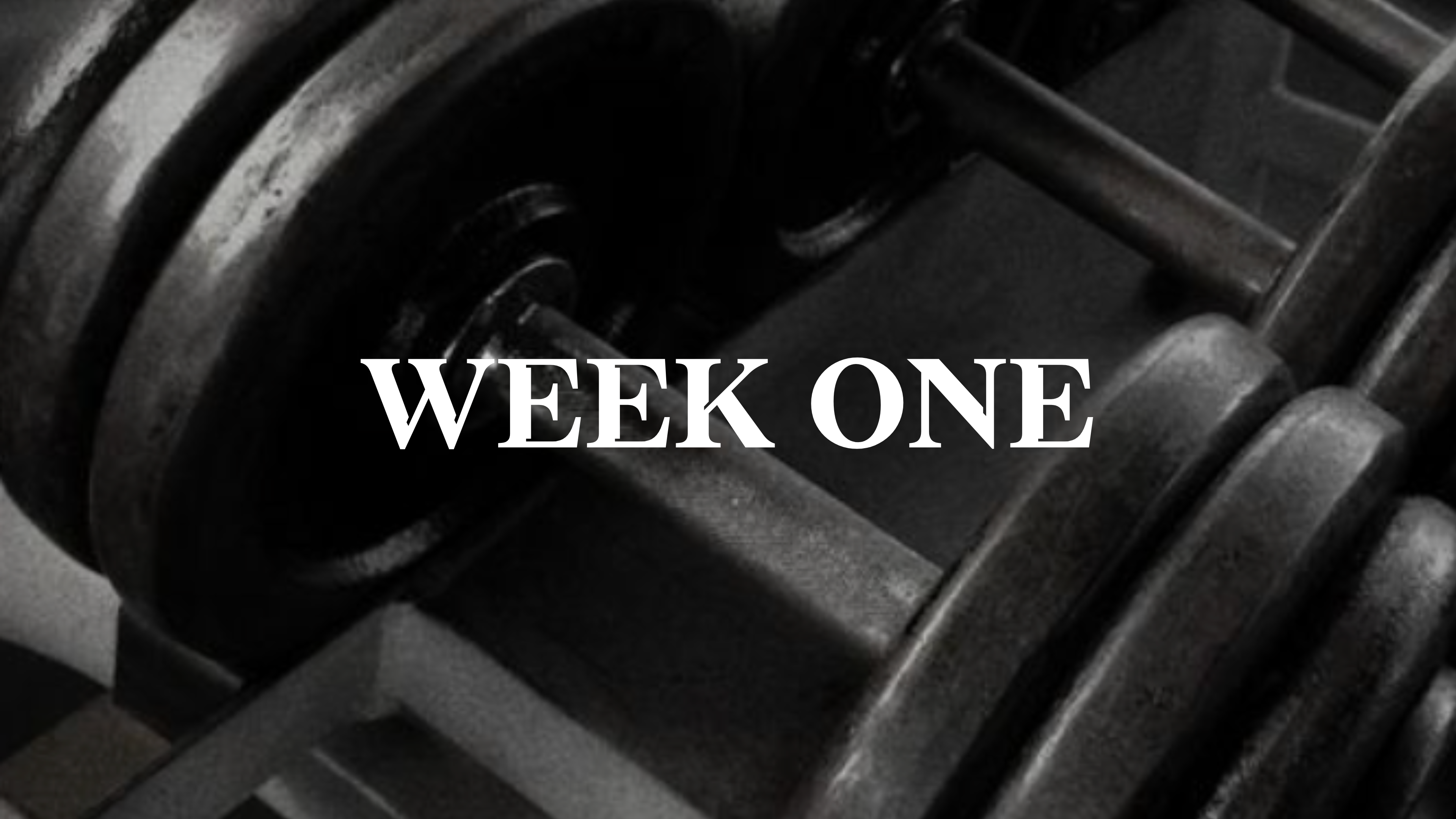 WEEK 1 - Lift More Challenge