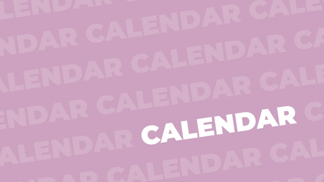 PROGRAM CALENDAR