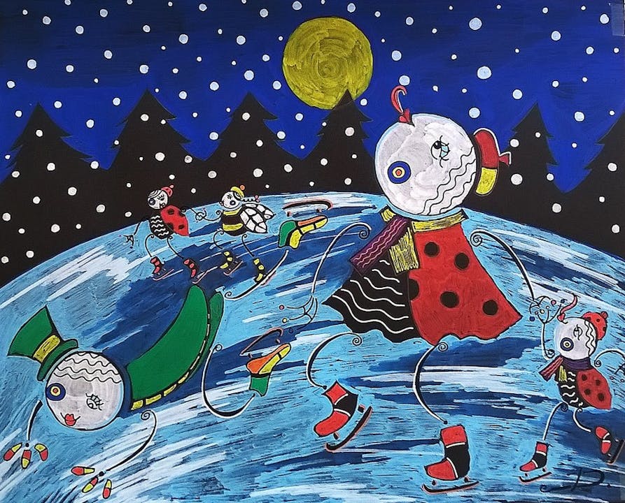 La neige danse 