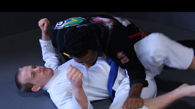 Knee on the Ground and Back Step Pass [BJJ-03-02-04]