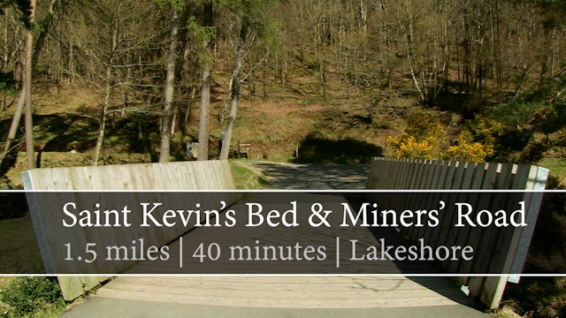 Saint Kevin's Bed & Miners' Road, Glendalough, County Wicklow