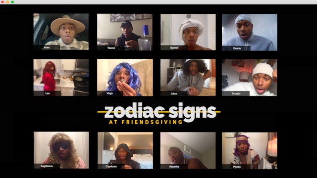Zodiac Signs at Friendsgiving