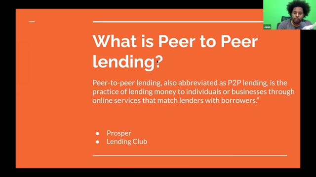 Peer-to-Peer Lending ft. Black Wealth...