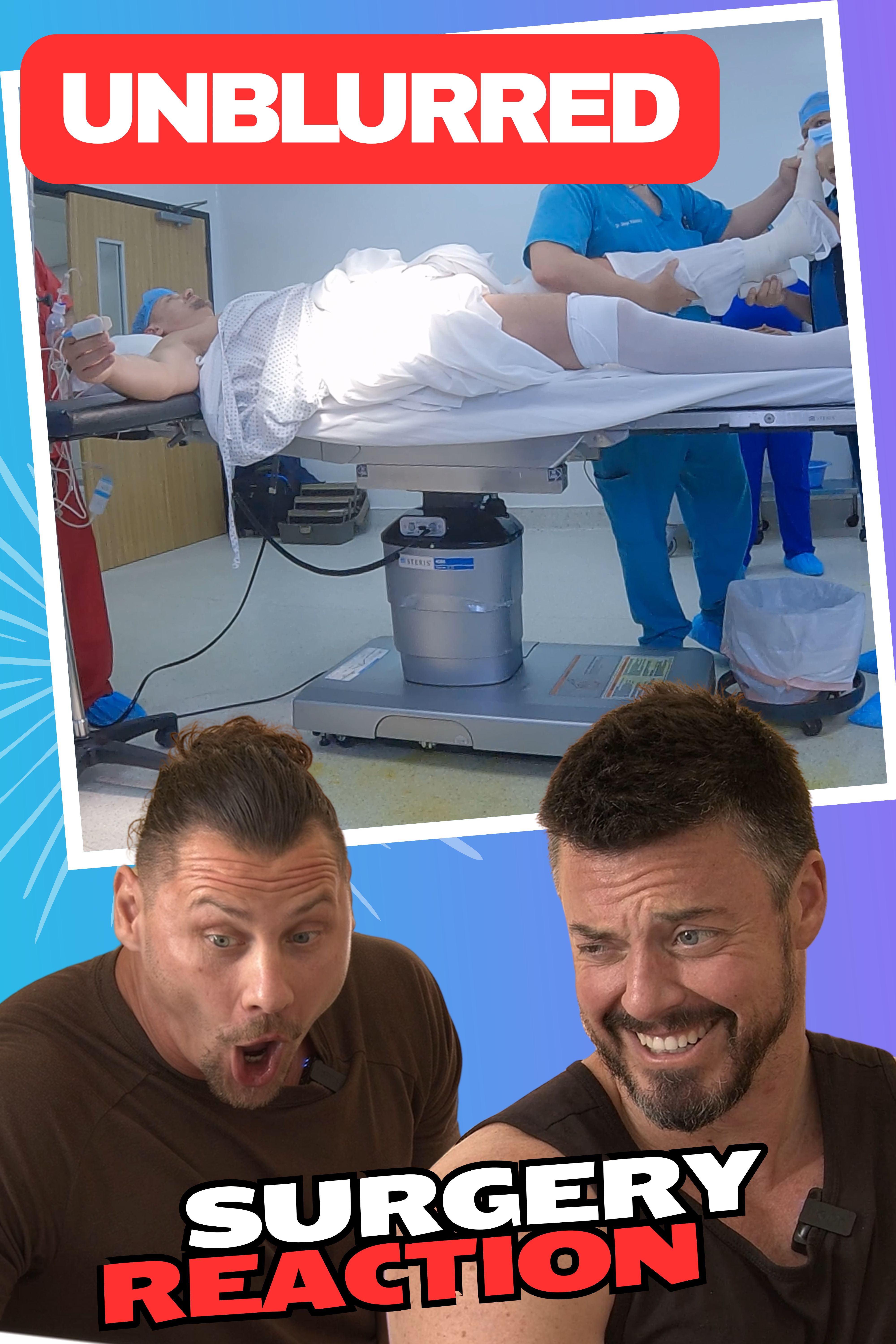 Graphic AF: Art’s Surgery Reaction (UNBLURRED)