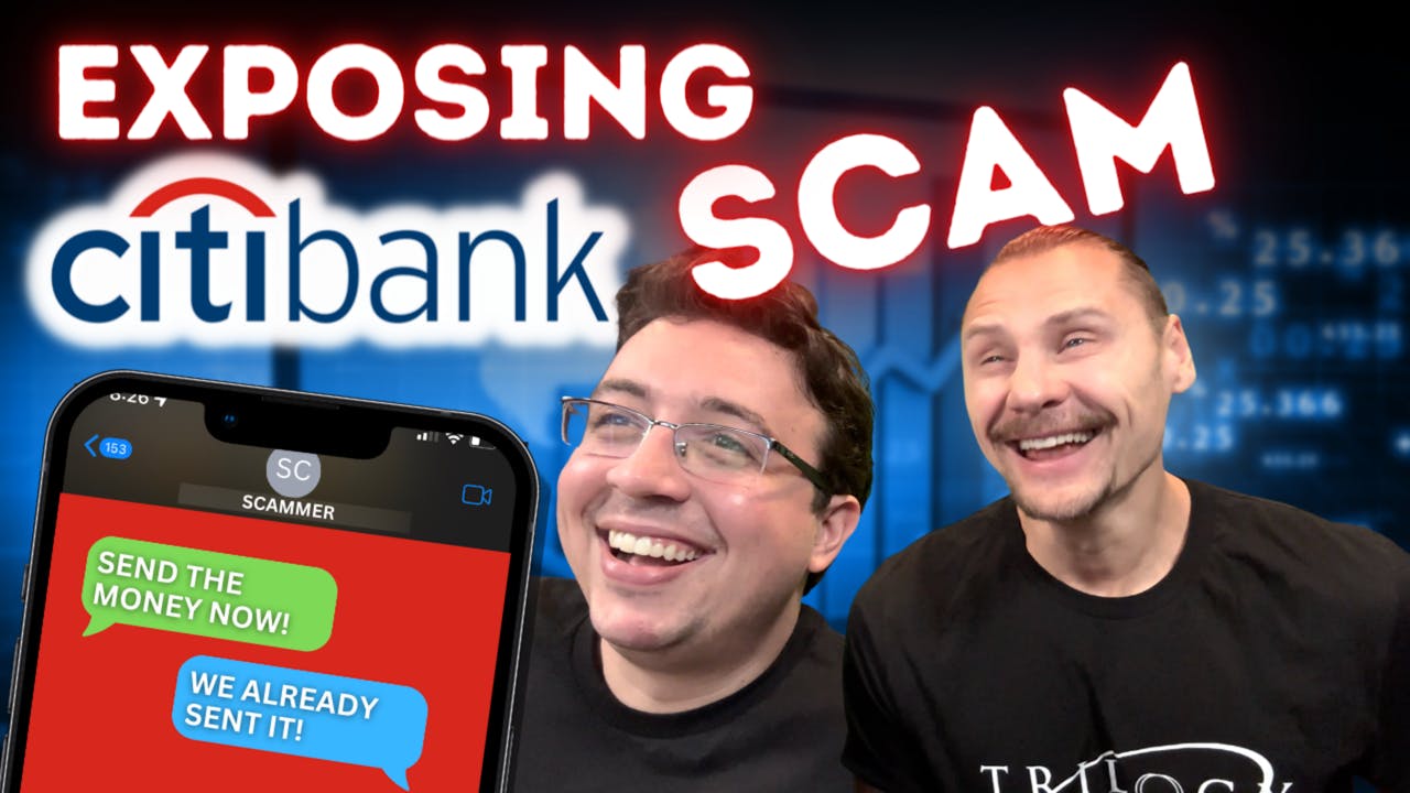 Torturing a Scammer Pretending To Be Citibank - Trilogy Plus