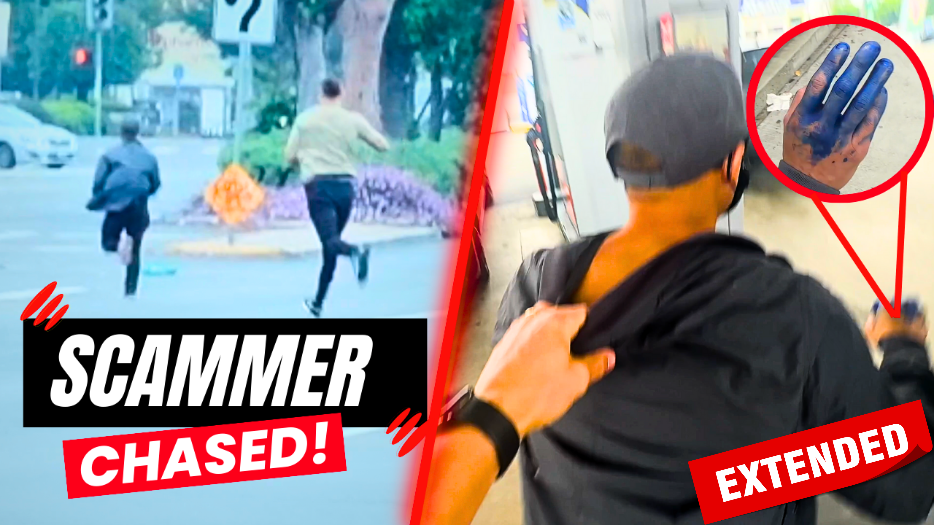 Scammer Chased and Caught Through the Streets of Los Angeles