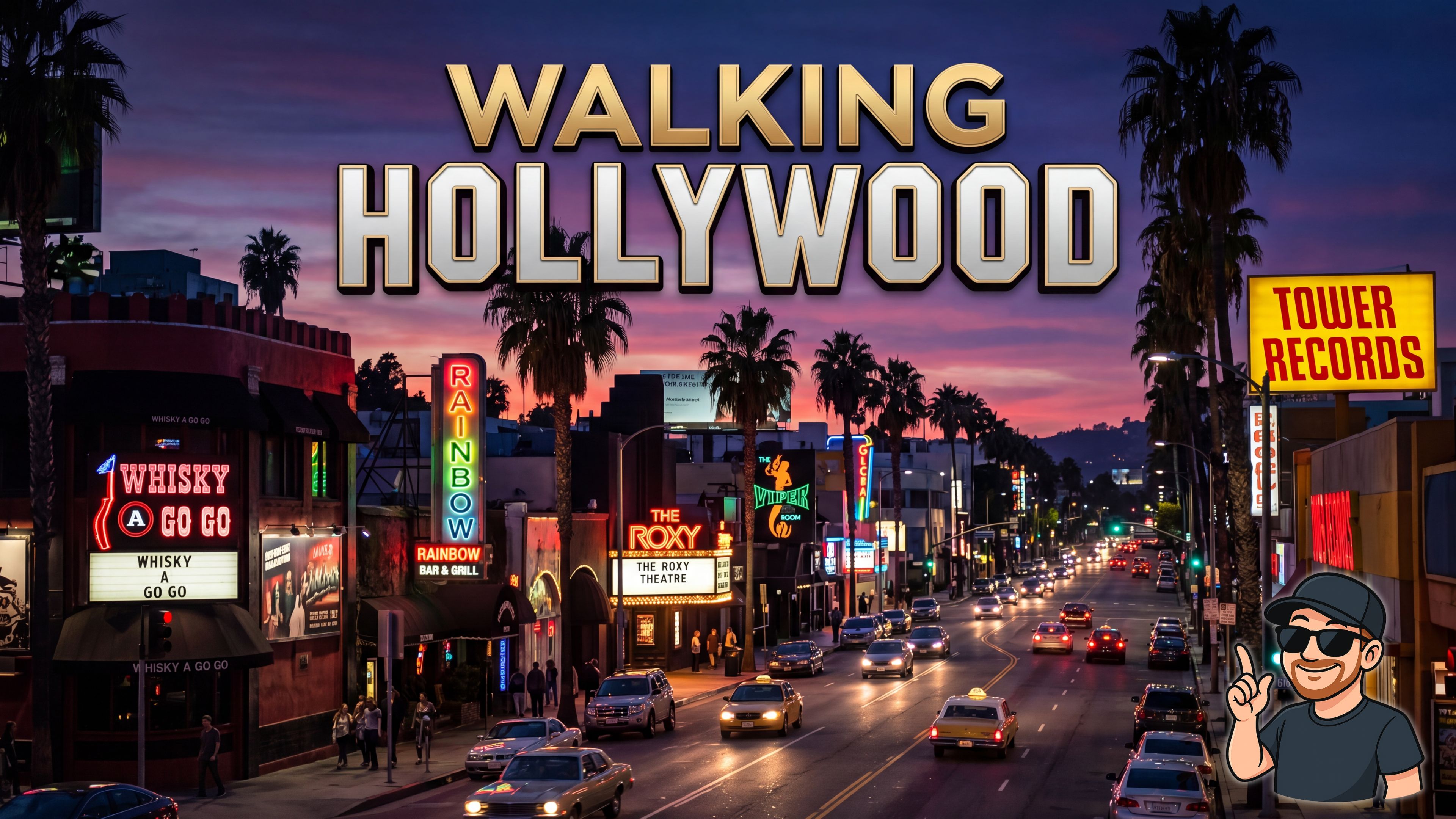 JohnnyPop: Walking Hollywood (The Rainbow, The Viper Room, Tower Records & More)