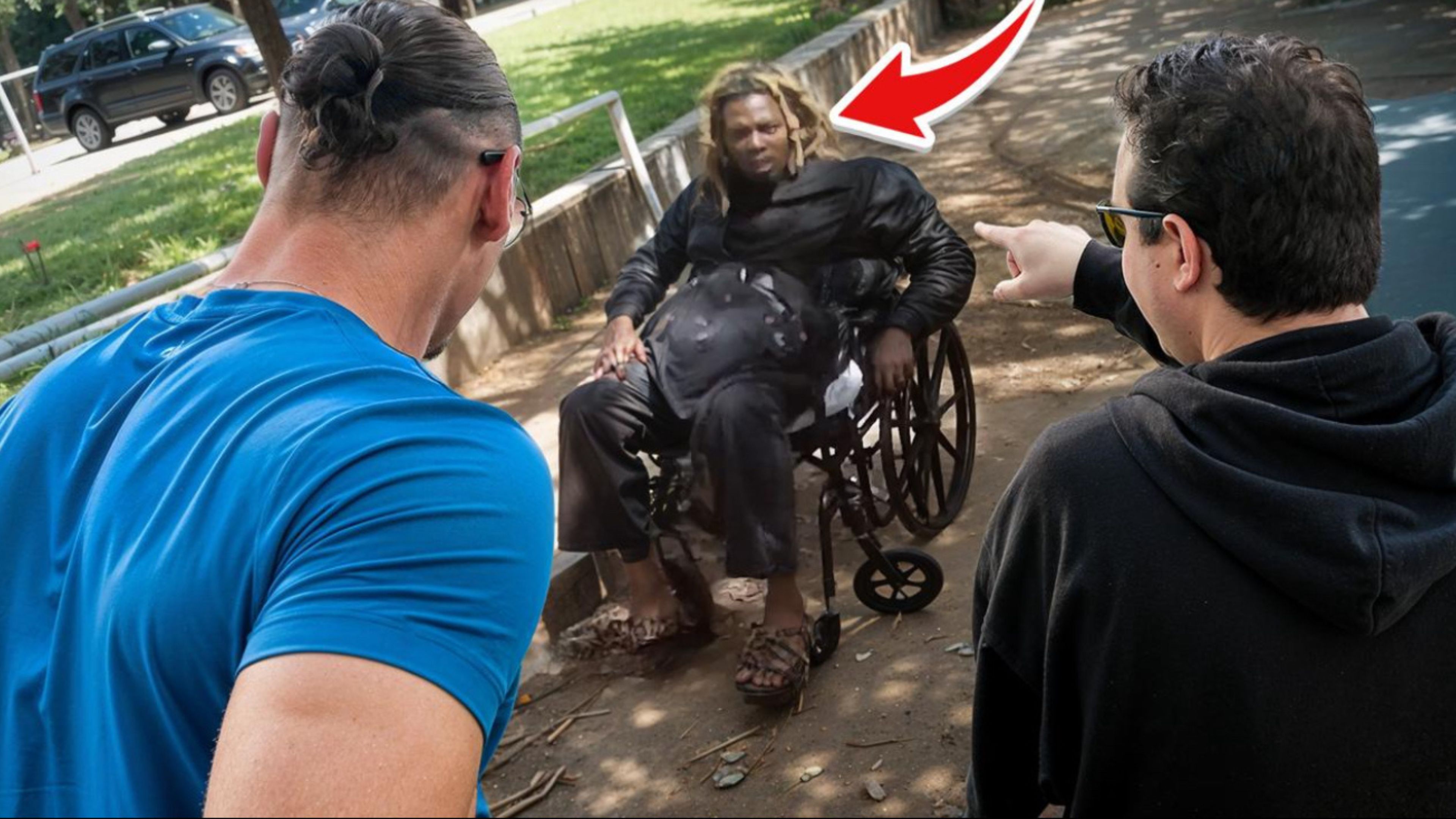 Lottery Scammer EXPOSED — Cash Mule Arrives in a Wheelchair!?