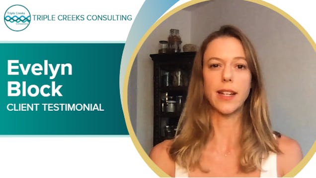 Evelyn Block - CLIENT TESTIMONIAL