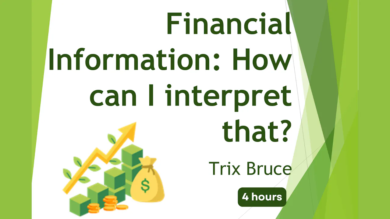 Financial Information: How Can I Interpret That?