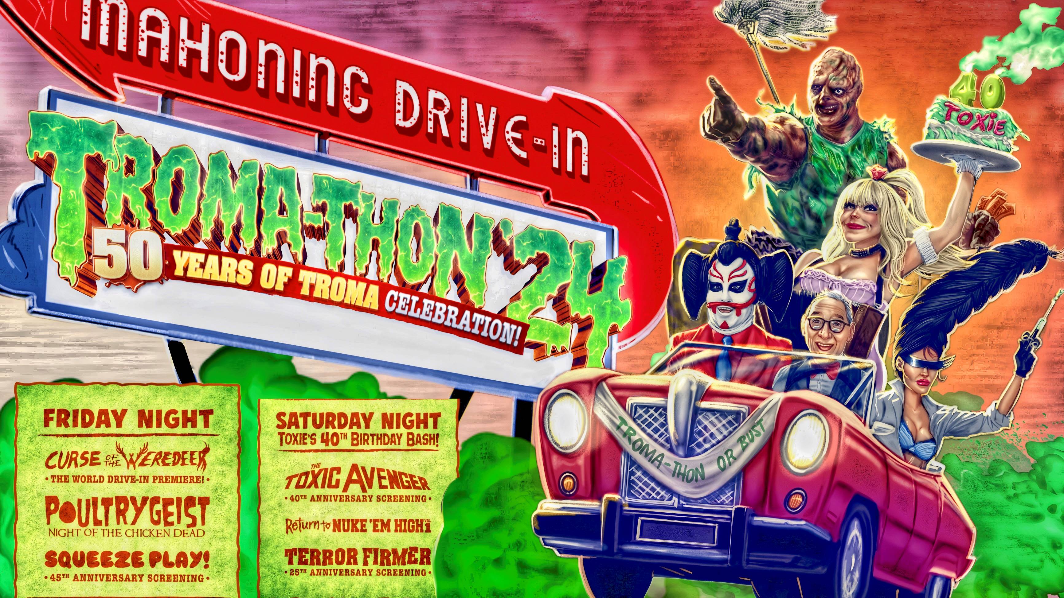 Troma-Thon ‘24: 50 Years of Troma Celebration!