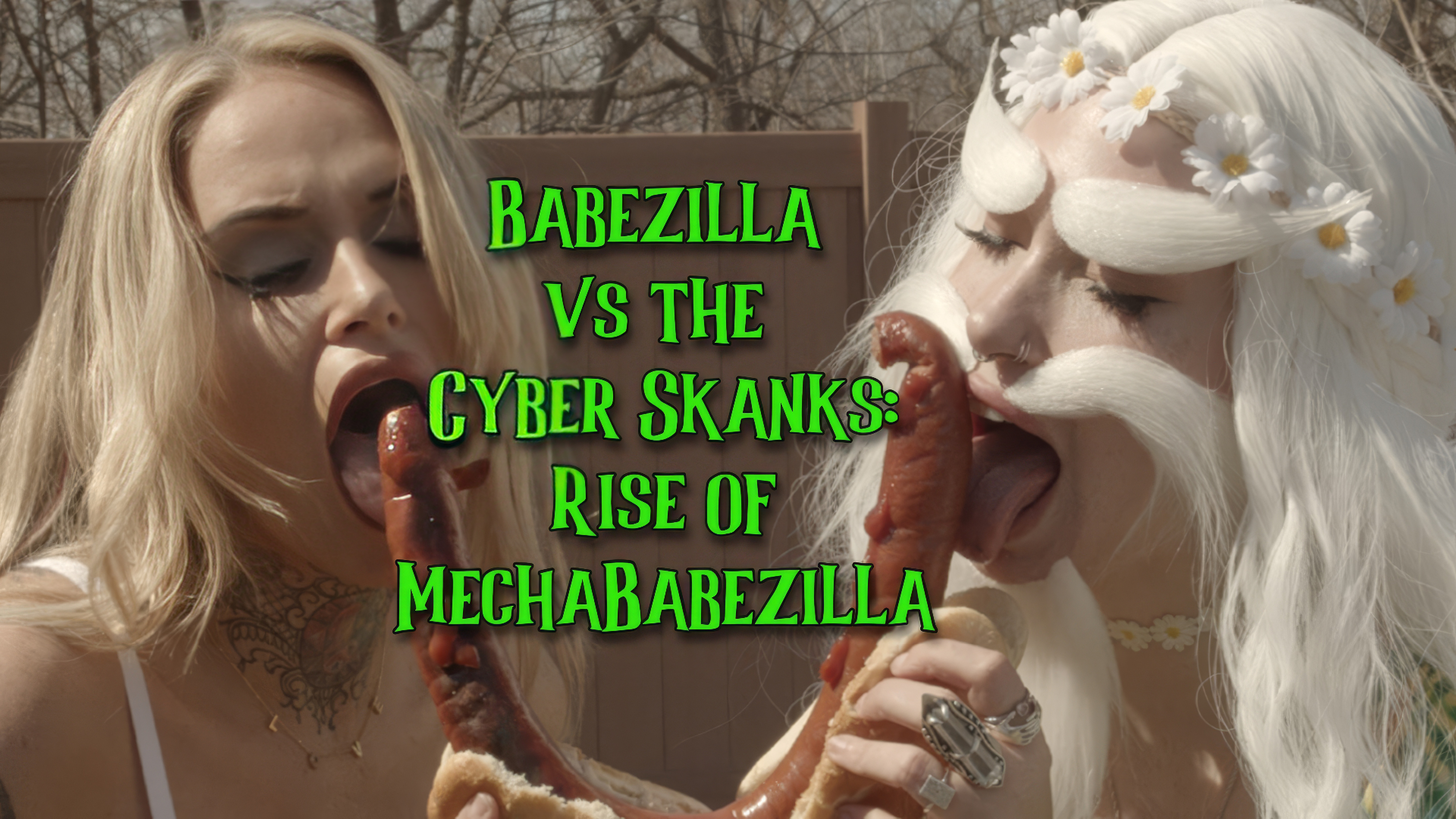 Babezilla vs Cyber Skanks Rise of MechaBabezilla