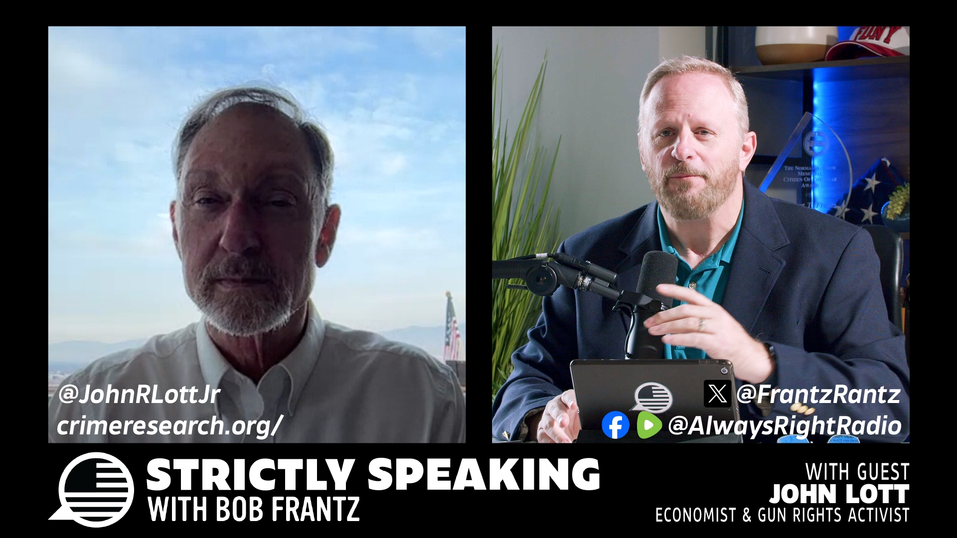 Ep. 19 - Gun Rights Activist John Lott joins the show