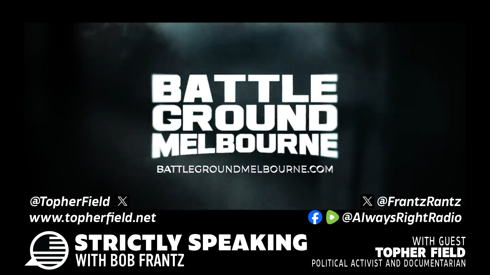 Ep. 34 - Australian Activist and Documentarian Topher Field joins the show