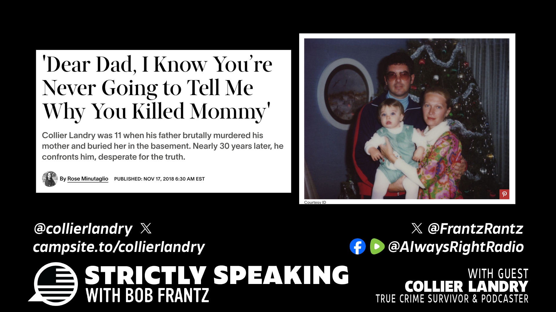 Ep. 25 - True Crime Survivor Collier Landry joins the show