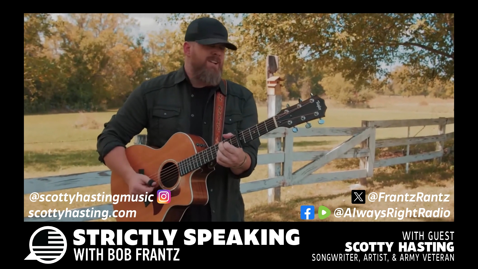 Ep. 54 - Army vet turned singer-songwriter Scotty Hasting joins the show