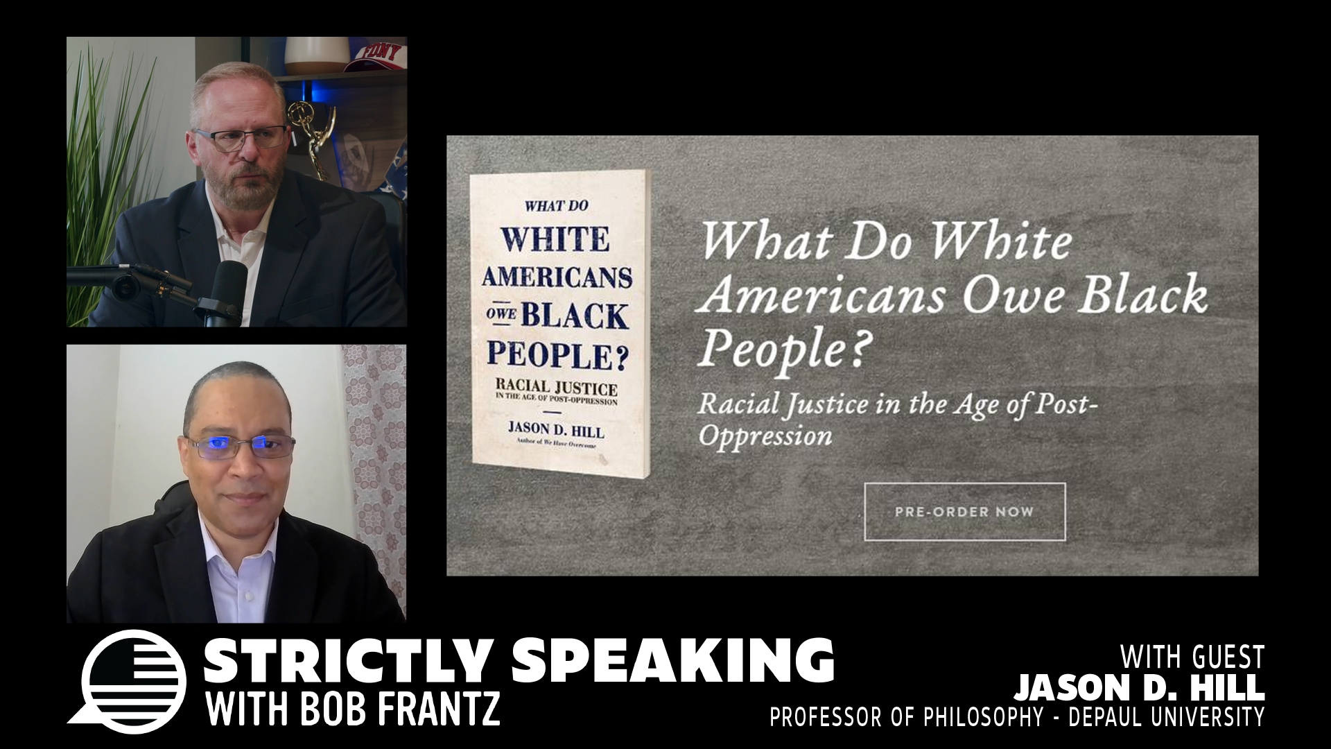 Ep. 47 - DePaul University Philosophy Professor Jason D. Hill joins the show