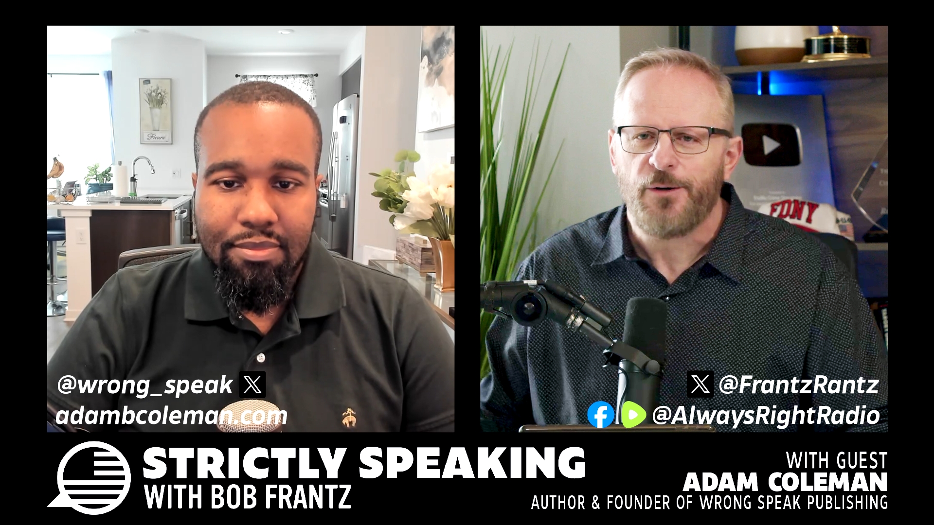 Ep. 39 - Adam Coleman, founder of Wrong Speak, joins the show