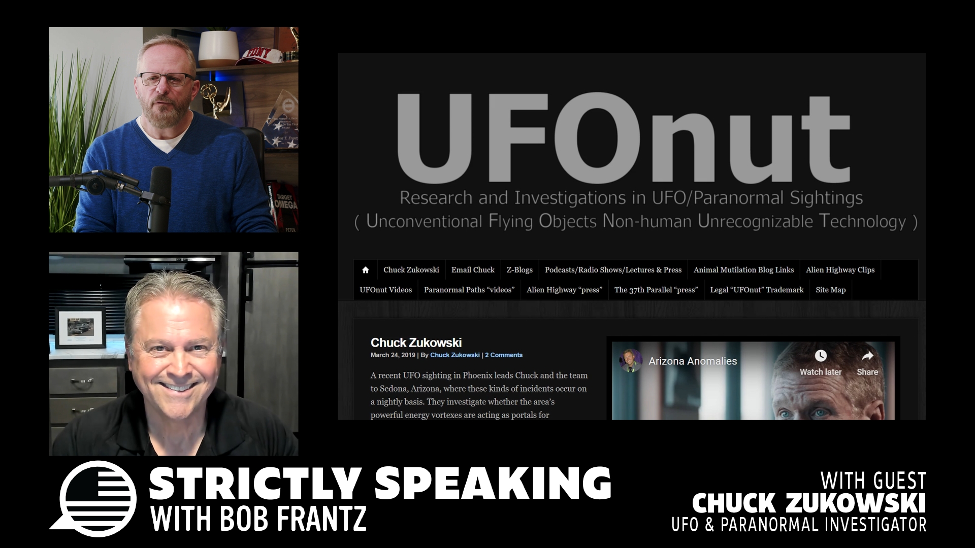 Ep. 43 - UFO Investigator Chuck Zukowski joins the show