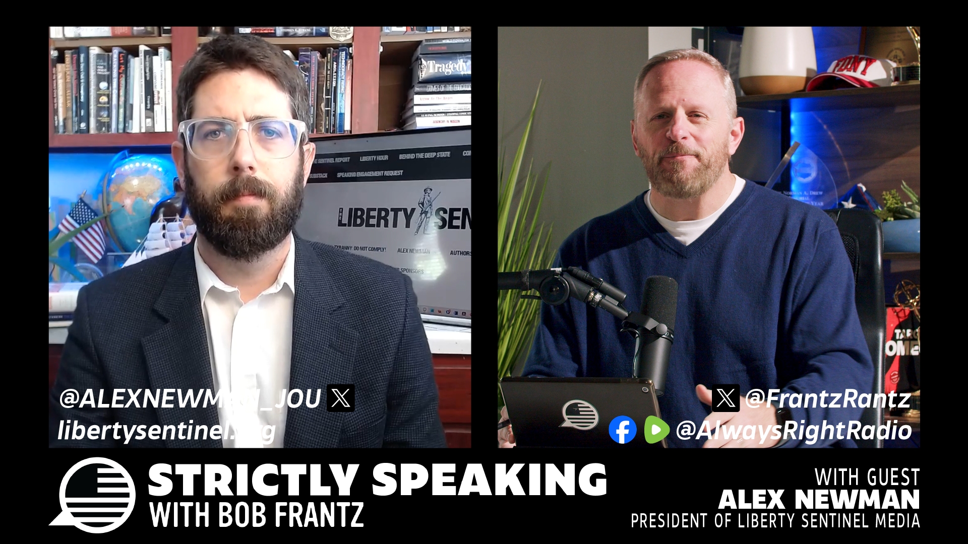 Ep. 29 - Liberty Sentinel Media President Alex Newman joins the show