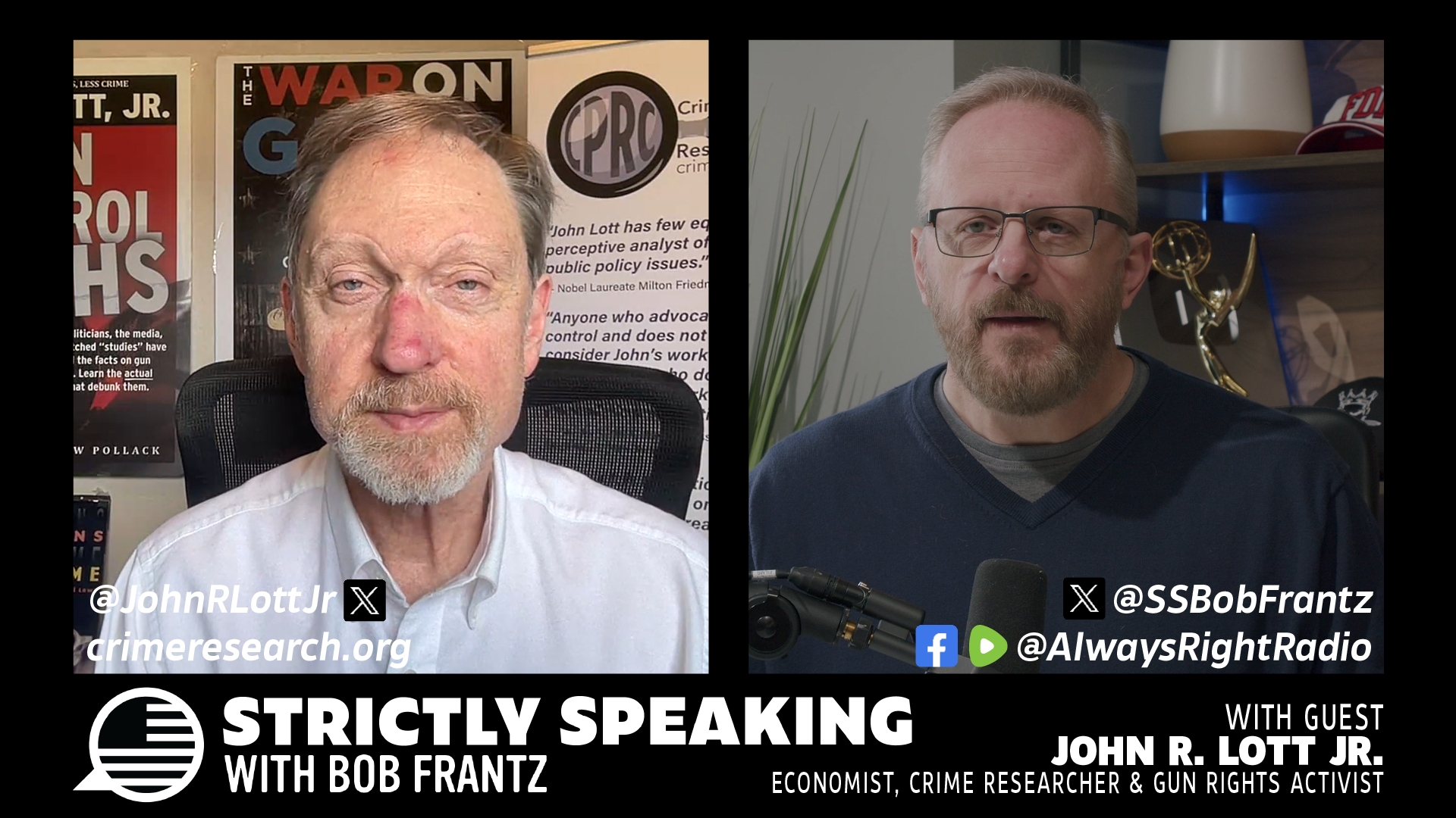 Ep. 68 - John Lott is the first returning guest on the show