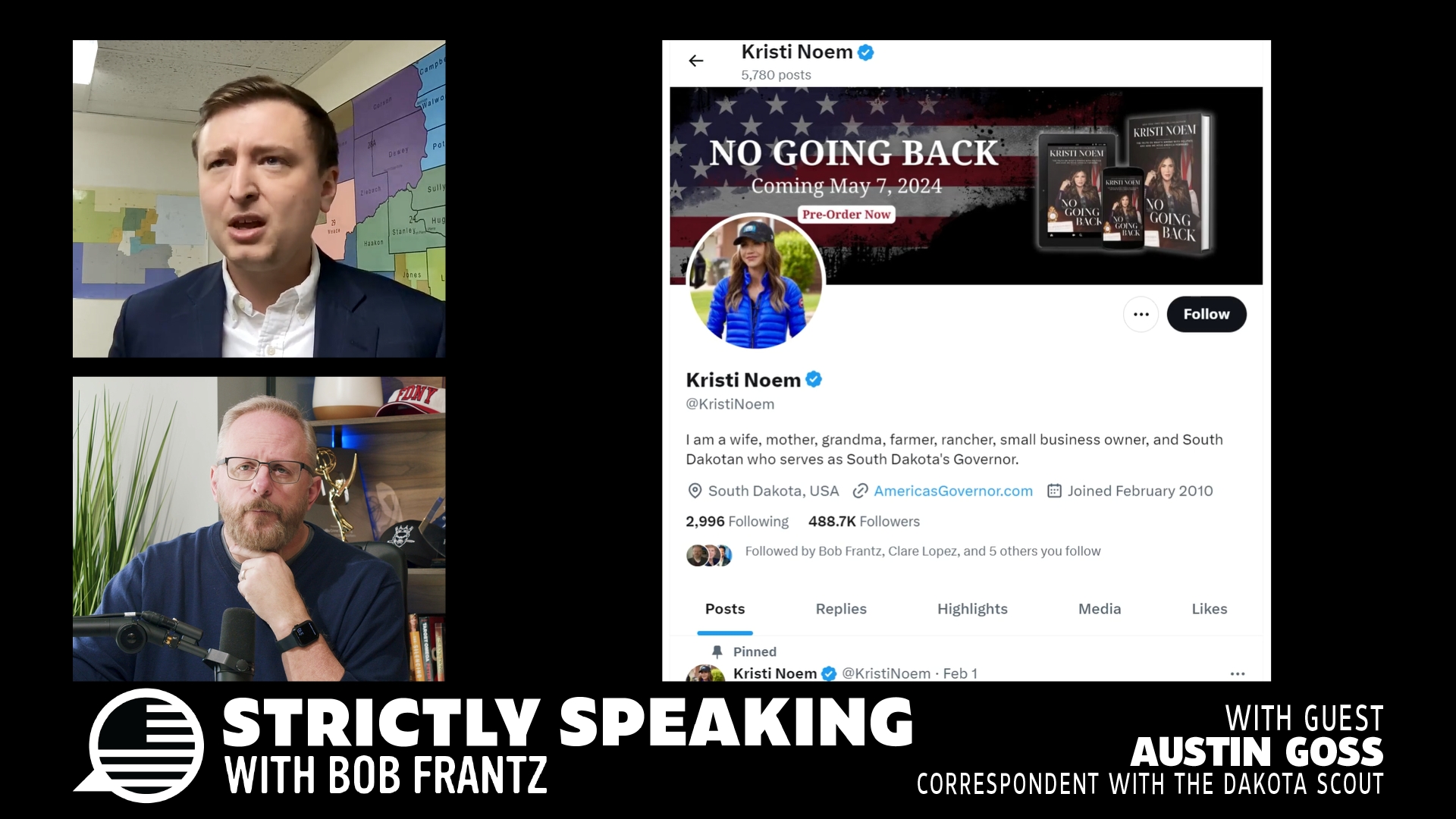Ep. 66 - Austin Goss discusses Kristi Noem on the show
