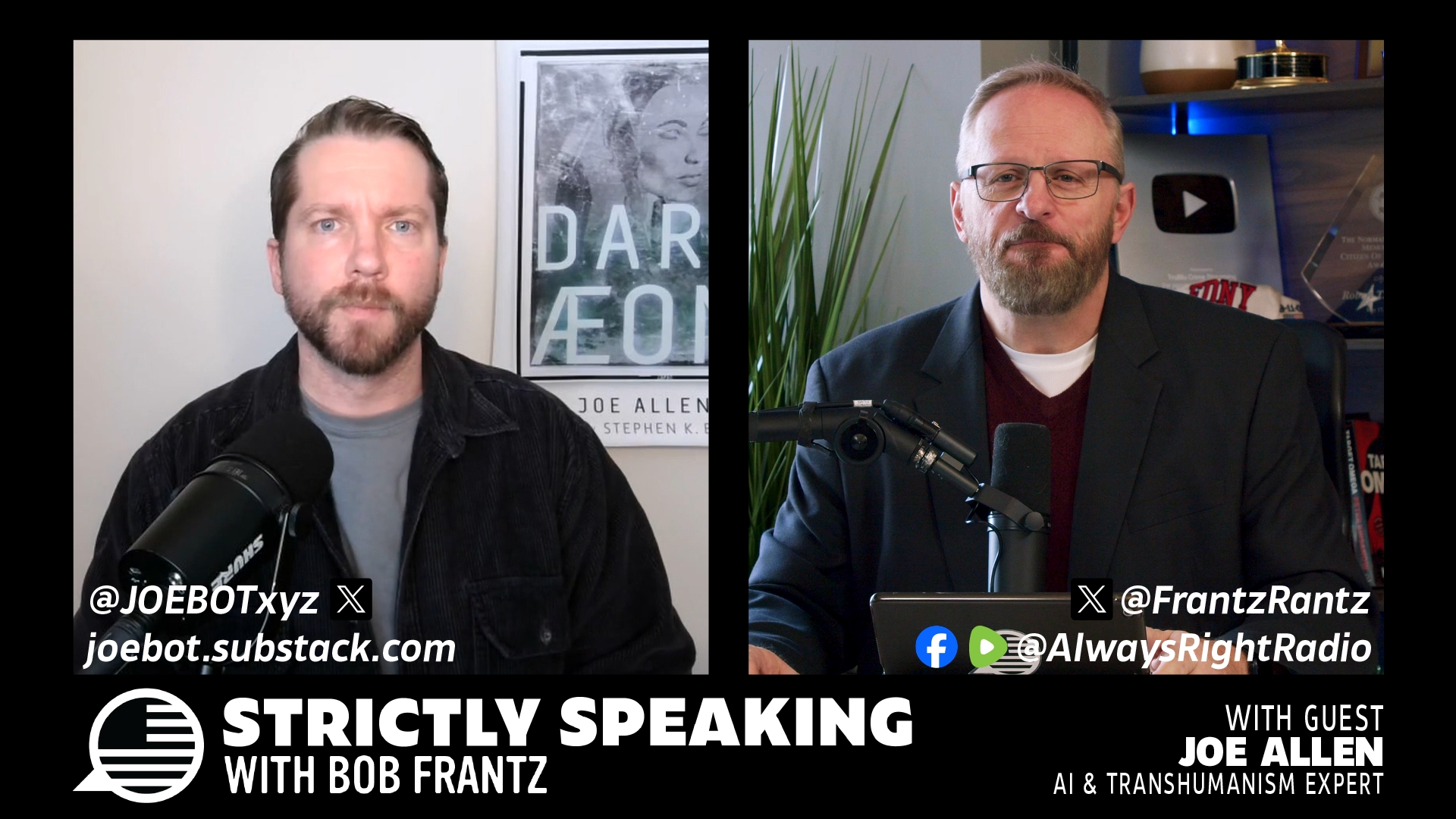 Ep. 37 - AI & Transhumanism Expert Joe Allen joins the show