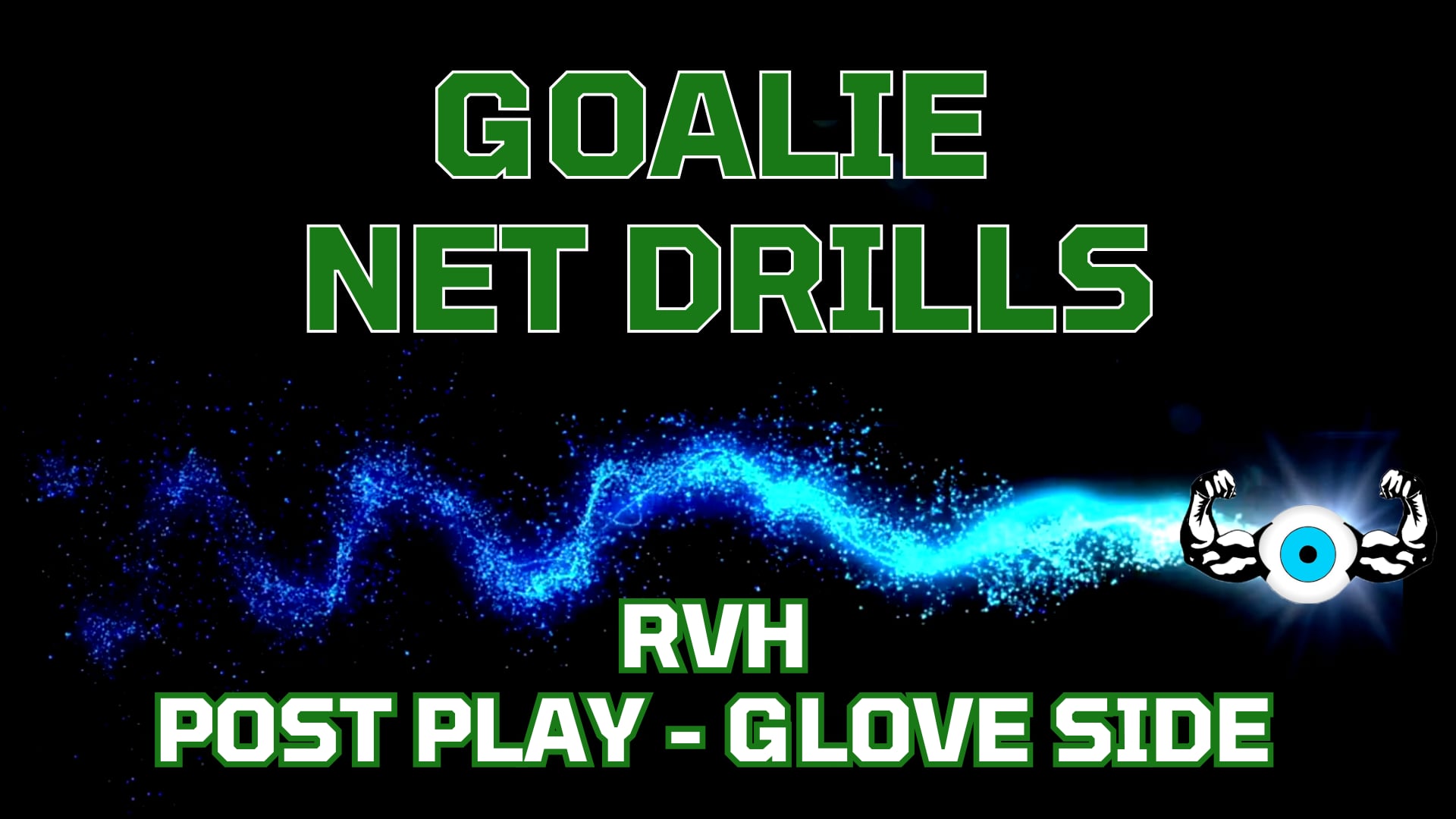 Goalie Net Drills - Post Play Glove Side Drill