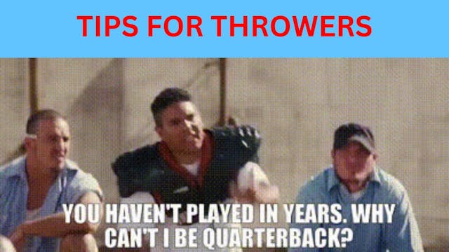 Tips for Consistent Throws