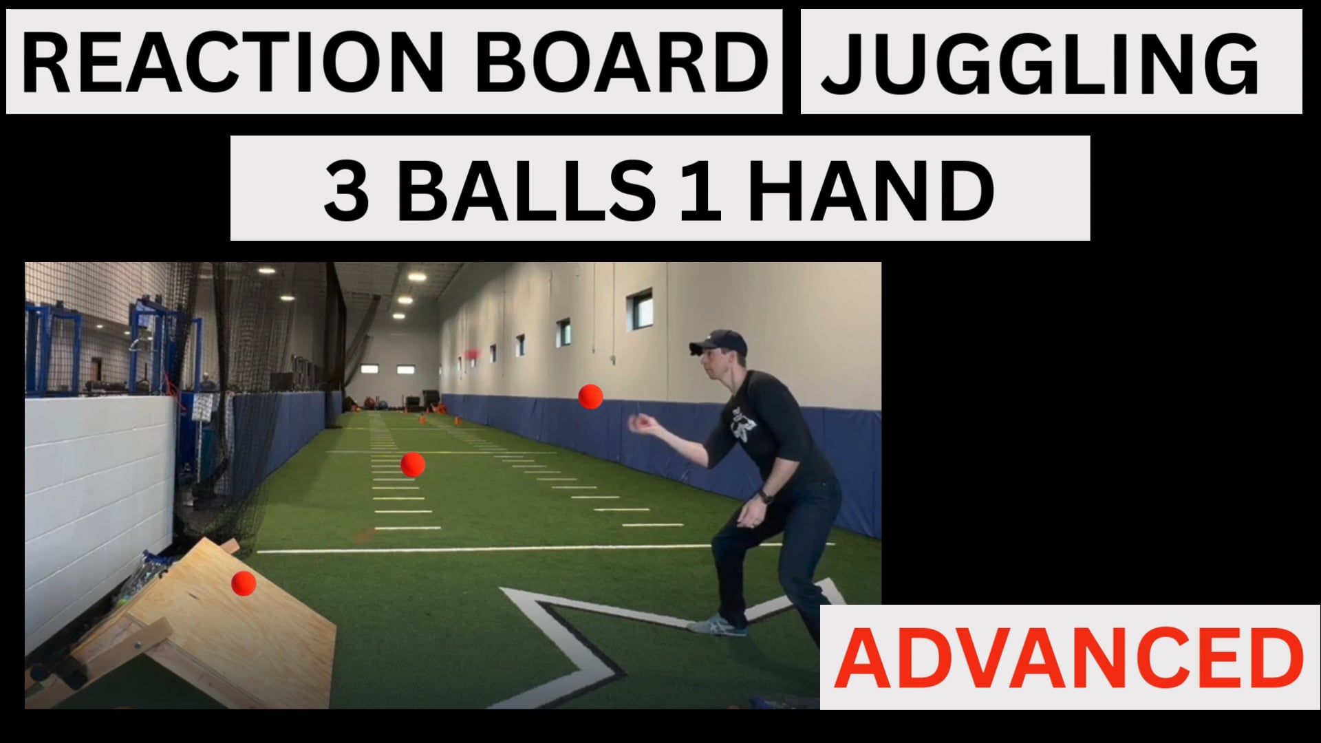 REACTION BOARD 3 BALLS ONE HAND