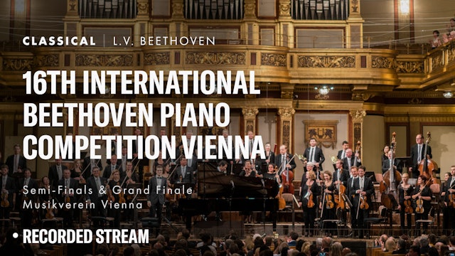 16th International Beethoven Piano Competition Vienna (2021)