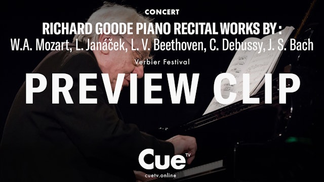 Verbier Festival presents Richard Goode Piano Recital (2017) - Preview clip