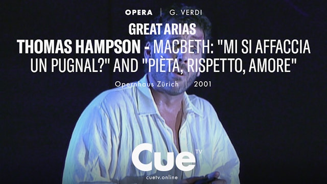 Great Arias - Thomas Hampson - Macbeth - "Mi si affaccia un pugnal?....." (2001)