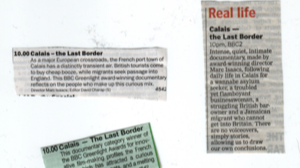 Press - Calais: The Last Border