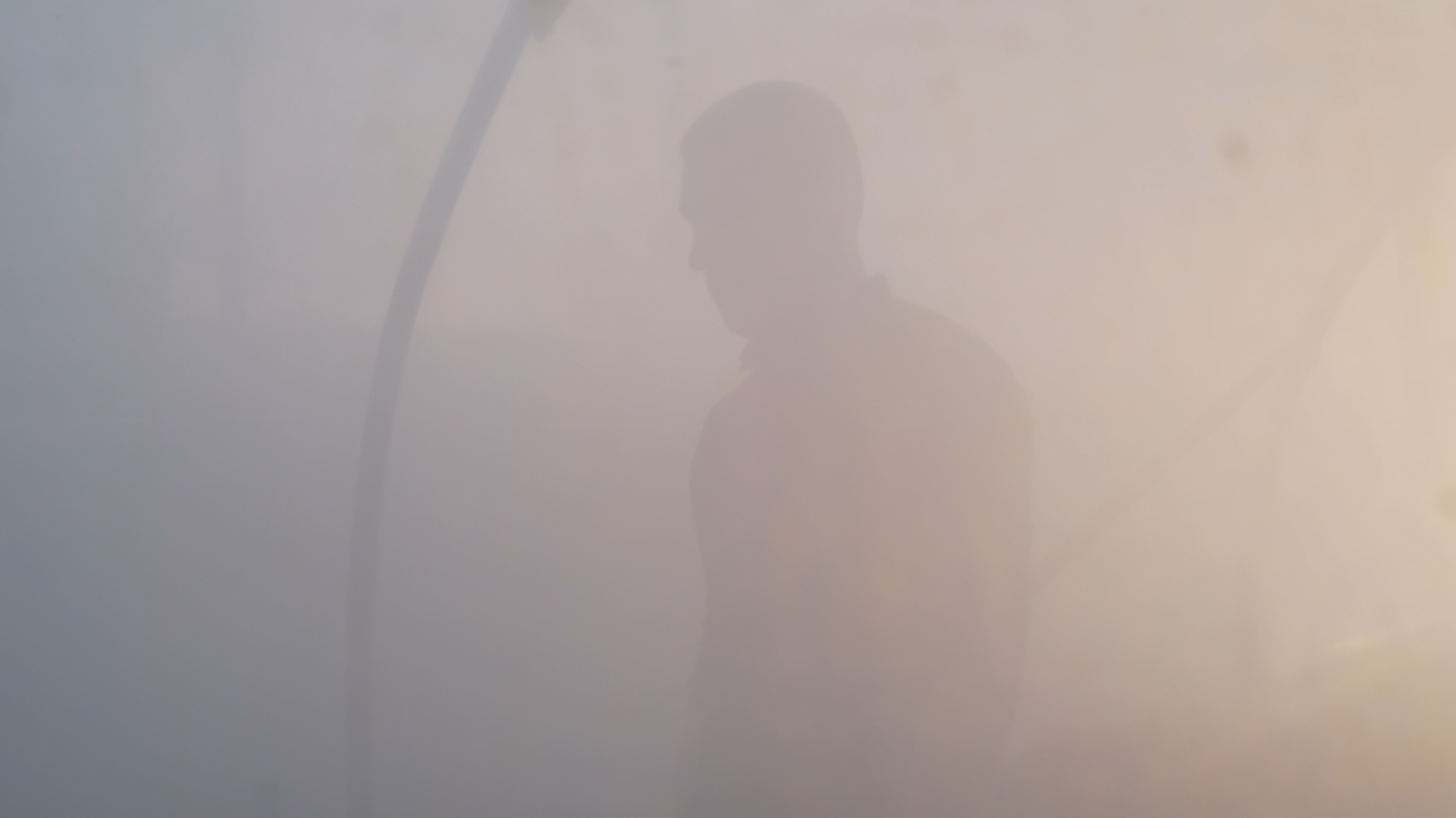 Hydebank Still - Ryan through tent