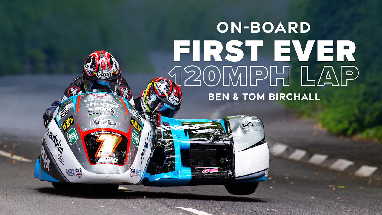 On-Board: First Ever 120mph Sidecar TT Lap - TT+
